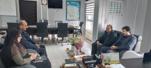 دیدار رئیس اداره میراث فرهنگی شهرستان لاهیجان بابخشدار جدید رودبنه