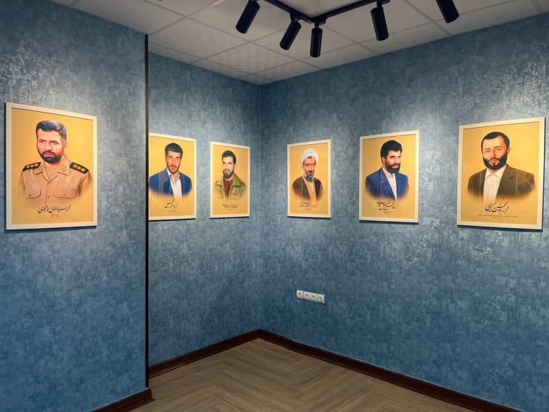 برگزاری نمایشگاه نقاشی «شهدای خدمت و مدیران شهید گیلان» در رشت