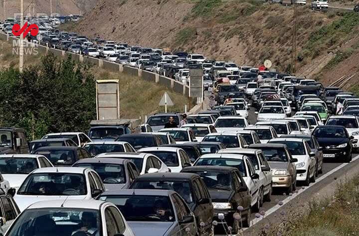 جاده کندوان یک طرفه و دارای ترافیک سنگین