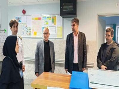 بازدید مدیر درمان دانشگاه علوم پزشکی گیلان از بیمارستان شهید حسین پور لنگرود