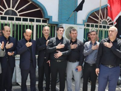 حضور استاندار گیلان در مراسم تاسوعای حسینی لاهیجان