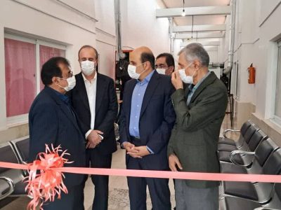 افتتاح رختشورخانه صنعتی و واحد اقامتی ویژه سالمندان در شهرستان لاهیجان