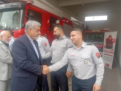 فرماندار شهرستان رشت: آتش‌نشانان نماد ایثار و امنیت اجتماعی هستند