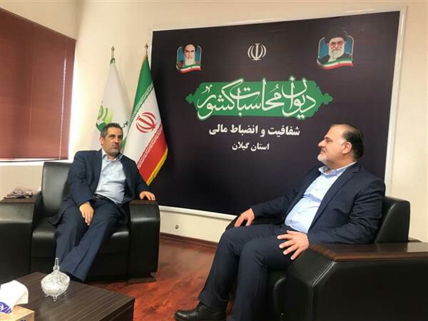 در راستای تعامل و همکاری در اجرای پروژههای زیربنایی صنعت برق: نشست صمیمی مدیرعامل شرکت برق منطقهای گیلان با مدیر کل دیوان محاسبات برگزار شد