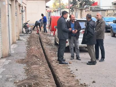 آغاز اجرای پروژه برگردان شبکه مسی به فیبرنوری در خیابان سعدی