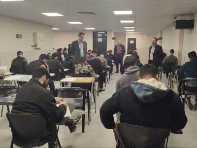 در توزیع برق گیلان برگزار شد: آزمون کتبی بکارگیری نیروی برقکار و نگهبان