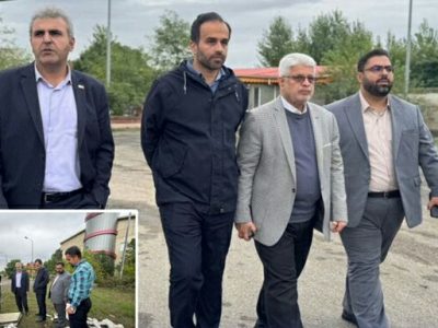 بازدید اعضای شورای اسلامی با همراهی شهردار رشت از پیشرفت پروژه گردشگری تالاب عینک