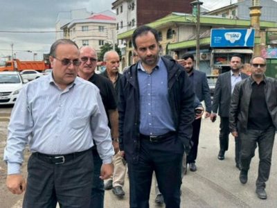 بازدید شهردار رشت از پیشرفت پروژه بازگشایی خیابان سعدی به سرگل