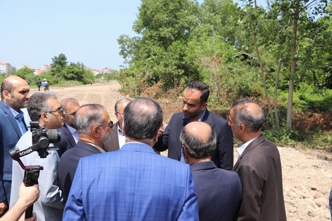 رشت در مسیر تحول؛ احداث خیابان جدید میدان نبوت به درفک و گلزاران / گامی مؤثر در کاهش بار ترافیکی بلوار قلی‌پور